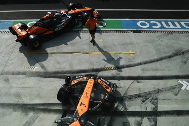 F1 Italian Grand Prix 2024 Practice 3 And Qualifying Oscar Piastri of McLaren during qualifying ahead of the Formula 1 Italian Grand Prix at Autodromo Nazionale di Monza in Monza, Italy on August 31, 2024. Monza Italy  Copyright: xJakubxPorzyckix originalFilename:porzycki-f1italia240831_npTYO.jpg
