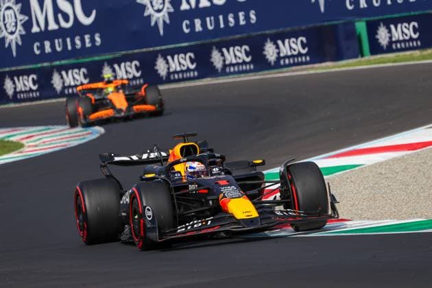 Max Verstappen (NED) - Oracle Red Bull Racing - Red Bull RB20 - Honda RBPT during qualify session, Aug 31, of Formula 1 Pirelli Gran Premio d Italia 2024, scheduled to take place at Autodromo Nazionale di Monza track in Monza (MB) Italy - Aug 29 to Sept 1, 2024  Copyright: xAlessioxDexMarco IPAxSportx xipax xx IPA_49245015 IPA_Agency_IPA49245015
