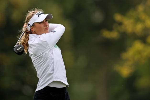 2024 KPMG Women s Irish Open - Pro Am, Carton House, Kildare 1 9 2024 Sara Kouskova tees off the 5th Sara Kouskova tees off the 5th 1 9 2024  Copyright: x INPHO BenxBradyx BB4_5406