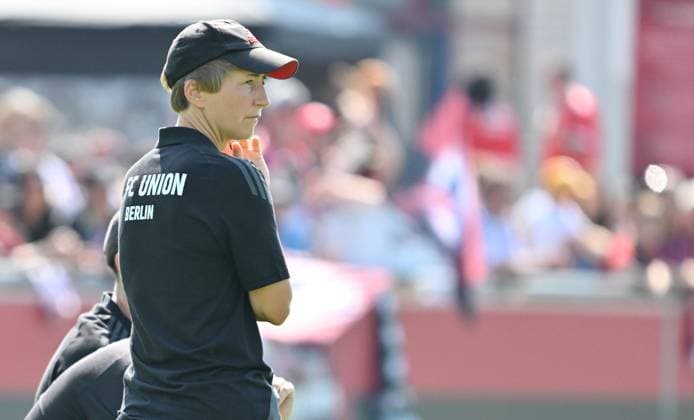 01 09 2024 Soccer Season 2024 2025 2 Women Soccer Bundesliga 01 Matchday 1 FC Nürnberg FCN Club Clubfrauen FC Union Berlin FCU SVW Sportfoto Zink xwoxzix Ailien Poese Tainerin 1 FC Union Berlin