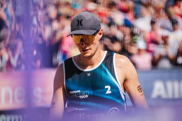 Beach volleyball men Allianz German Beach Tour German Beach Volleyball Championship 2024 01 09 2024 Robin Sowa Timmendorfer Strand Ahmann Hager Arena Schleswig Holstein Germany