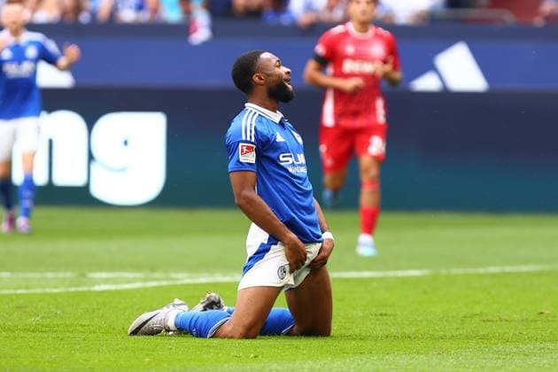 Moussa Sylla FC Schalke 04 FC Schalke 04 vs 1 FC Koeln, Football, 2 Bundesliga, Matchday 4, Season 2024 2025, 01 09 2024 Photo kolbert press Ant Palmer Veltins Arena NRW Germany Copyright: xkolbert-press AntxPalmerx