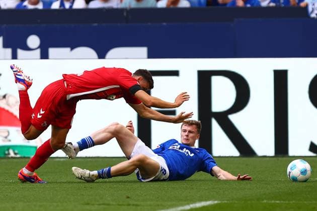 FC Schalke 04 vs 1 FC Koeln, Soccer, 2 Bundesliga, Matchday 4, Season 2024 2025, 01 09 2024 Photo kolbert press Ant Palmer Veltins Arena NRW Germany Copyright: xkolbert-press AntxPalmerx