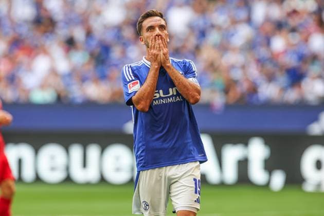 01 09 2024, Football, Season 2024 2025, 2 Bundesliga, Matchday 4, FC Schalke 04 1 FC Köln, Kenan Karaman FC Schalke 04 Gelsenkirchen Veltins Arena NRW Germany xRHR PHOTO TRx Copyright: TimxRehbein RHR-FOTOx RHR-FOTO TR