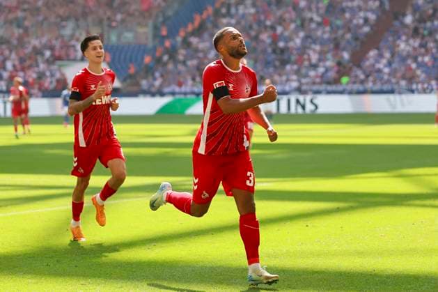 Linton Maina 1 FC Koeln celebrates his goal for 0 2, 2 Bundesliga, FC Schalke 04 vs 1 FC Köln, Veltins Arena, September 1, 2024 in Gelsenkirchen, Germany Photo by Marco Steinbrenner DeFodi Images Linton Maina 1 FC Koeln celebrates after scoring his teams second goal, 2 Bundesliga, FC Schalke 04 vs 1 FC Köln, Veltins Arena, September 1, 2024 in Gelsenkirchen, Germany Photo by Marco Steinbrenner DeFodi Images DFB DFL REGULATIONS PROHIBIT ANY USE OF PHOTOGRAPHS AS IMAGE SEQUENCES AND OR QUASI VIDEO Defodi 700 schalke koeln 20240901 024 Defodi-700 DFB DFL REGULATIONS PROHIBIT ANY USE OF PHOTOGRAPHS AS IMAGE SEQUENCES AND OR QUASI-VIDEO.