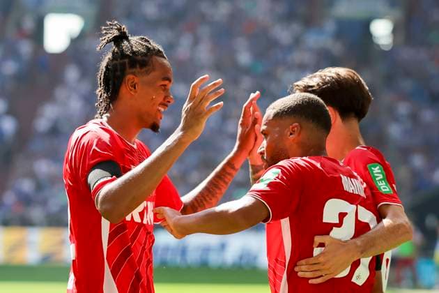 Linton Maina 1 FC Koeln celebrates his goal for 0 2 with Damion Downs 1 FC Koeln and Denis Husein Basic 1 FC Koeln , 2 Bundesliga, FC Schalke 04 vs 1 FC Köln, Veltins Arena on September 01, 2024 in Gelsenkirchen, Germany Photo by Marco Steinbrenner DeFodi Images Linton Maina 1 FC Koeln celebrates after scoring his teams second goal with Damion Downs 1 FC Koeln and Denis Husein Basic 1 FC Koeln , 2 Bundesliga, FC Schalke 04 vs 1 FC Köln, Veltins Arena, September 1, 2024 in Gelsenkirchen, Germany Photo by Marco Steinbrenner DeFodi Images DFB DFL REGULATIONS PROHIBIT ANY USE OF PHOTOGRAPHS AS IMAGE SEQUENCES AND OR QUASI VIDEO Defodi 700 schalke koeln 20240901 028 Defodi-700 DFB DFL REGULATIONS PROHIBIT ANY USE OF PHOTOGRAPHS AS IMAGE SEQUENCES AND OR QUASI-VIDEO.