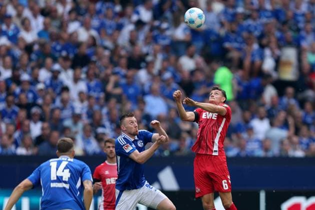 Eric Martel 1 FC Köln at the match of the 2 BL season 2024 25 FC Schalke 04 1 FC Köln Copyright Thomas Pakusch