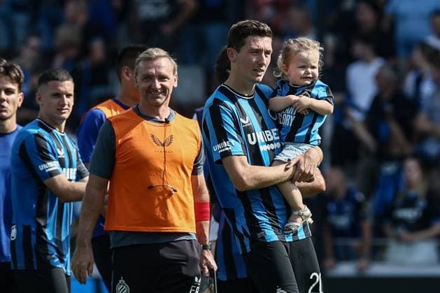 Club s Hans Vanaken celebrates after winning a soccer match between Club Brugge KV and Cercle Brugge, Sunday 01 September 2024 in Brugge, on the sixth day of the 2024-2025 season of the Jupiler Pro League first division of the Belgian championship. BRUNOxFAHY x99480247x