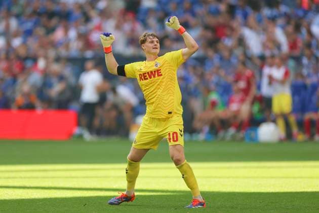 Goalkeeper Jonas Urbig 1 FC Koeln cheers, 2 Bundesliga, FC Schalke 04 vs 1 FC Köln, Veltins Arena on September 01, 2024 in Gelsenkirchen, Germany Photo by Marco Steinbrenner DeFodi Images Goalkeeper Jonas Urbig 1 FC Koeln cheers, 2 Bundesliga, FC Schalke 04 vs 1 FC Köln, Veltins Arena, September 1, 2024 in Gelsenkirchen, Germany Photo by Marco Steinbrenner DeFodi Images DFB DFL REGULATIONS PROHIBIT ANY USE OF PHOTOGRAPHS AS IMAGE SEQUENCES AND OR QUASI VIDEO Defodi 700 schalke koeln 20240901 064 Defodi-700 DFB DFL REGULATIONS PROHIBIT ANY USE OF PHOTOGRAPHS AS IMAGE SEQUENCES AND OR QUASI-VIDEO.