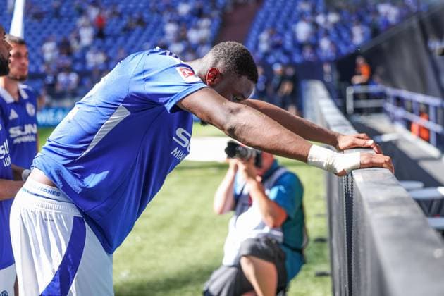 01 09 2024, Football, Season 2024 2025, 2 Bundesliga, Matchday 4, FC Schalke 04 1 FC Köln, Ibrahima Cisse FC Schalke 04 Gelsenkirchen Veltins Arena NRW Germany xRHR PHOTO TRx Copyright: TimxRehbein RHR-FOTOx RHR-FOTO TR