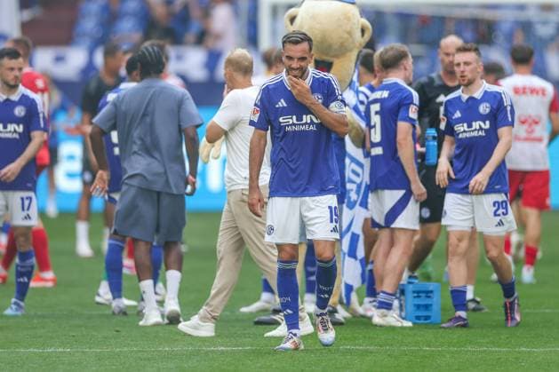 01 09 2024, Football, Season 2024 2025, 2 Bundesliga, Matchday 4, FC Schalke 04 1 FC Köln, Kenan Karaman FC Schalke 04 Gelsenkirchen Veltins Arena NRW Germany xRHR PHOTO TRx Copyright: TimxRehbein RHR-FOTOx RHR-FOTO TR