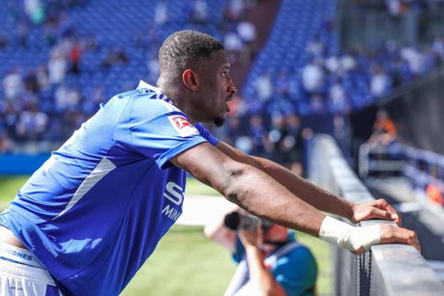 01 09 2024, Football, Season 2024 2025, 2 Bundesliga, Matchday 4, FC Schalke 04 1 FC Köln, Ibrahima Cisse FC Schalke 04 Gelsenkirchen Veltins Arena NRW Germany xRHR PHOTO TRx Copyright: TimxRehbein RHR-FOTOx RHR-FOTO TR