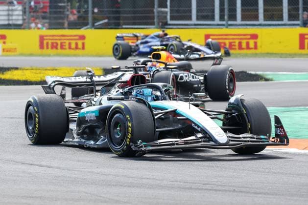 George Russell Mercedes AMG , Race, Italian Grand Prix, Motorsport, Men, Formula 1, 01 09 2024 Monza Lombardy Italy Copyright: xkolbert-press ChristianxKolbertx