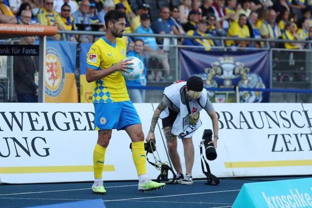 Braunschweig vs Karlsruhe, 2 BL Braunschweig, 01 09 2024, FOOTBALL Eintracht Braunschweig vs Karlsruher SC, 2 BL, Season 2024 25 Fabio Kaufmann Eintracht Braunschweig Braunschweig