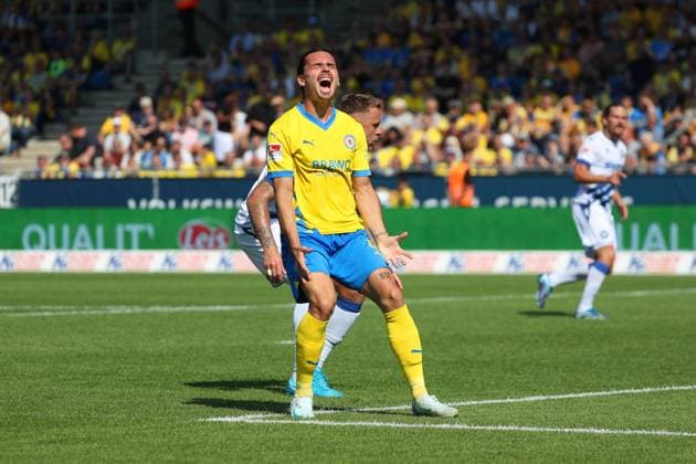 Braunschweig vs Karlsruhe, 2 BL Braunschweig, 01 09 2024, FOOTBALL Eintracht Braunschweig vs Karlsruher SC, 2 BL, Season 2024 25 Rayan Philippe Eintracht Braunschweig Braunschweig
