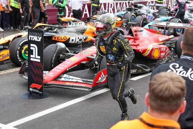 WInner, Winner, Charles Leclerc Scuderia Ferrari HP , Race, Italian Grand Prix, Motorsport, Men, Formula 1, 01 09 2024 Monza Lombardy Italy Copyright: xkolbert-press ChristianxKolbertx