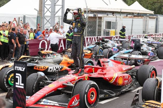 WInner, Winner, Charles Leclerc Scuderia Ferrari HP , Race, Italian Grand Prix, Motorsport, Men, Formula 1, 01 09 2024 Monza Lombardy Italy Copyright: xkolbert-press ChristianxKolbertx