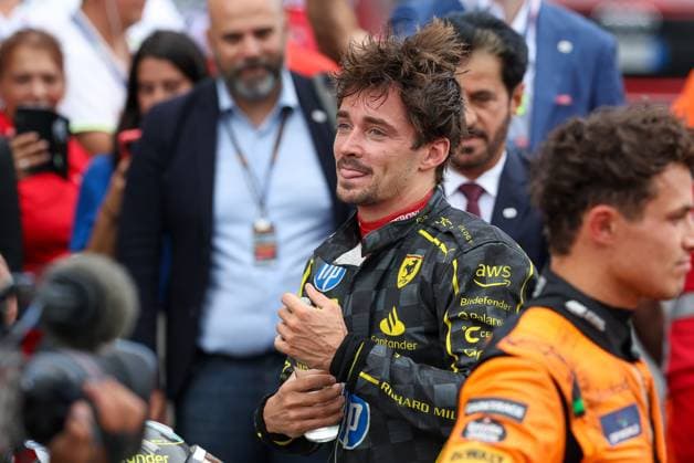 WInner, Winner, Charles Leclerc Scuderia Ferrari HP , Race, Italian Grand Prix, Motorsport, Men, Formula 1, 01 09 2024 Monza Lombardy Italy Copyright: xkolbert-press ChristianxKolbertx