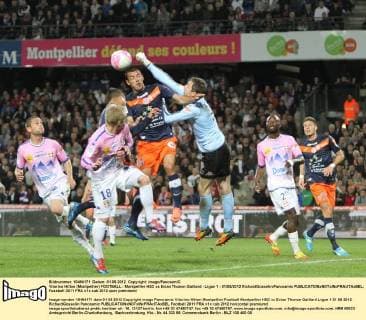 Football, France, Ligue 1, HSC Montpellier - Evian Thonon Gaillard 2:2