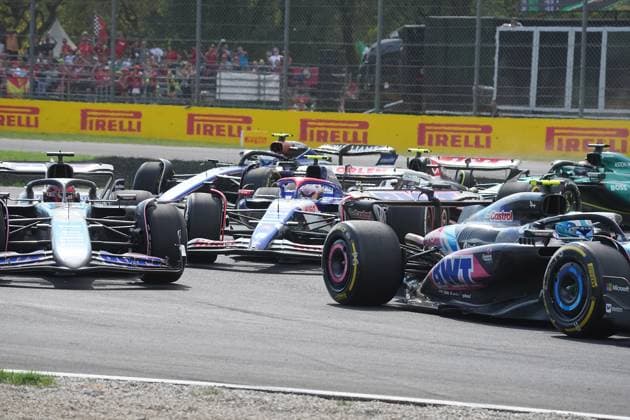 01 09 2024, Autodromo Nazionale di Monza, Monza, FORMULA 1 PIRELLI GRAN PREMIO D ITALIA 2024 ,in the picture Esteban Ocon FRA , Alpine F1 Team, Pierre Gasly FRA , Yuki Tsunoda JPN , Visa Cash App RB Formula One Team Defodi 506 20240901 hbr 1502 Defodi-506