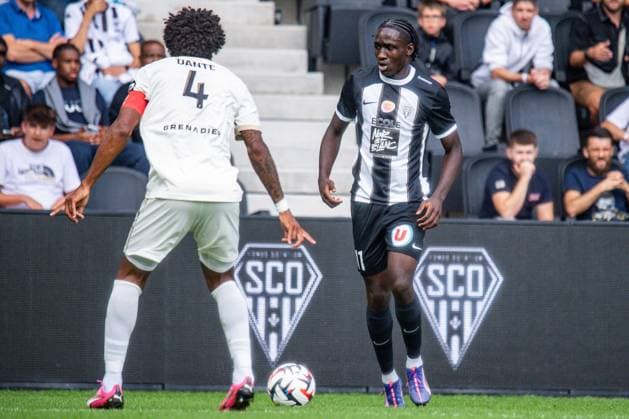Sidiki Cherif (ANGERS SCO) FOOTBALL : Angers SCO vs OGC Nice - Ligue 1 - Journée 3 - 01 09 2024 BaptisteAutissier Panoramic 