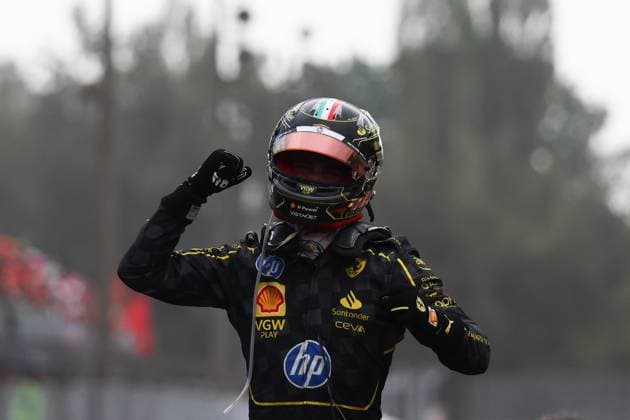 F1 Italian Grand Prix 2024 Charles Leclerc of Ferrari after the Formula 1 Italian Grand Prix at Autodromo Nazionale di Monza in Monza, Italy on September 1, 2024. Monza Italy  Copyright: xJakubxPorzyckix originalFilename:porzycki-f1italia240901_npRXO.jpg