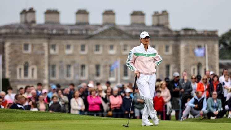 2024 KPMG Women s Irish Open, Carton House, Kildare 1 9 2024 Annabel Dimmock standing on the 18th green Annabel Dimmock standing on the 18th green 1 9 2024  Copyright: x INPHO BenxBradyx BB_11570
