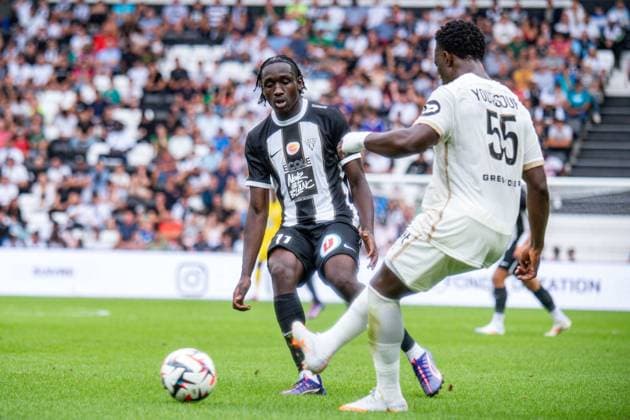 Sidiki Cherif (ANGERS SCO) FOOTBALL : Angers SCO vs OGC Nice - Ligue 1 - Journée 3 - 01 09 2024 BaptisteAutissier Panoramic 