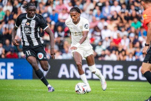 Hicham Boudaoui (OGC Nice) FOOTBALL : Angers SCO vs OGC Nice - Ligue 1 - Journée 3 - 01 09 2024 BaptisteAutissier Panoramic 