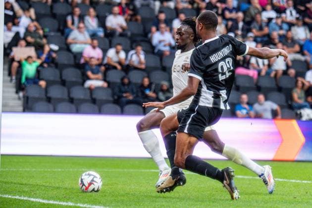But de Evann Guessand (OGC Nice) FOOTBALL : Angers SCO vs OGC Nice - Ligue 1 - Journée 3 - 01 09 2024 BaptisteAutissier Panoramic 