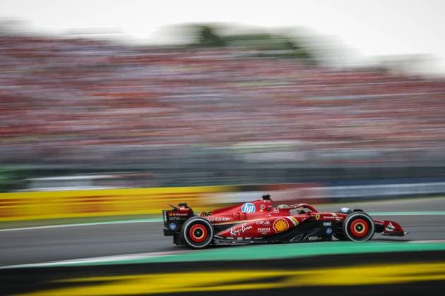 Sport Bilder des Tages Foto IPP Enrico Schiavi Monza 01-09-2024 Formula 1 F1 Gran Premio di Italia 2024 Gara nella foto: Charles Leclerc - Ferrari Monza italy  Copyright: xR4924_italyphotopressx