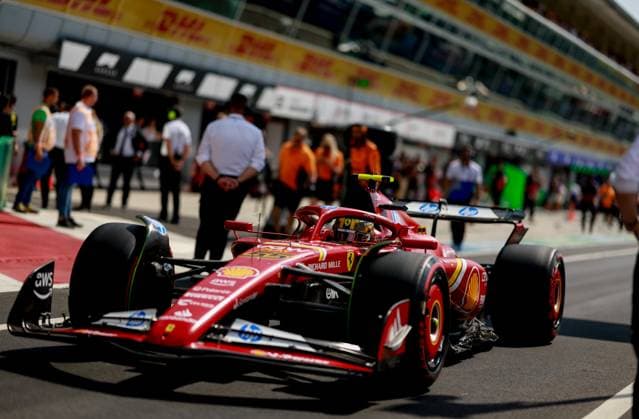 55 Carlos Sainz ESP, Scuderia Ferrari HP , F1 Grand Prix of Italy at Autodromo Nazionale Monza on September 1, 2024 in Monza, Italy Photo by HOCH ZWEI Monza Italy