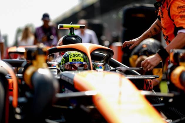 4 Lando Norris GBR, McLaren Formula 1 Team , F1 Grand Prix of Italy at Autodromo Nazionale Monza on September 1, 2024 in Monza, Italy Photo by HOCH ZWEI Monza Italy