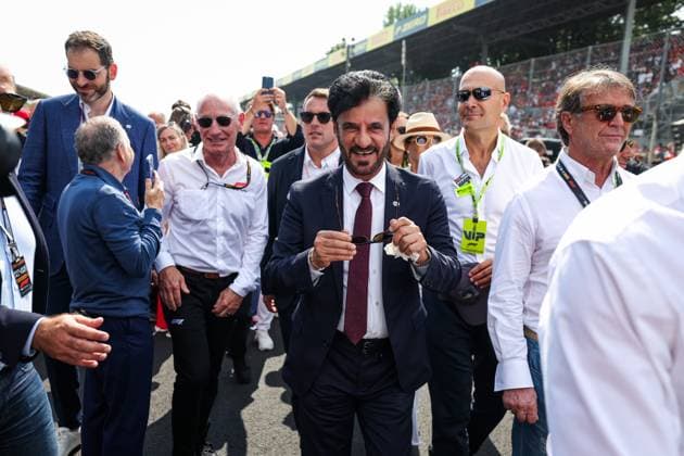 BEN SULAYEM Mohammed (uae), President of the FIA, portrait during the Formula 1 Pirelli Gran Premio d’Italia 2024, Italian Grand Prix 2024, 16th round of the 2024 Formula One World Championship, WM, Weltmeisterschaft from August 30 to September 1, 2024 on the Autodromo Nazionale Monza, in Monza, Italy - F1 - ITALIAN GRAND PRIX 2024 DPPI Panoramic  240901_R16_ITALIA_DP_FG0O8106