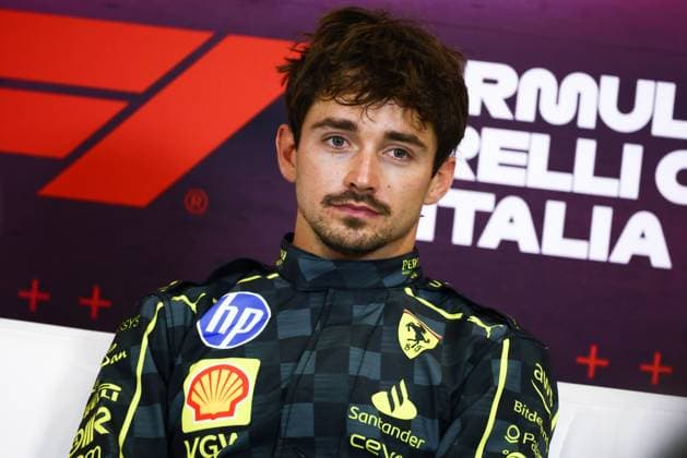September 1, 2024, Monza, Italy: Charles Leclerc of Ferrari attends a press conference, PK, Pressekonferenz after the Italian Formula One Grand Prix at Autodromo Nazionale Monza circuit, in Monza on September 1st, 2024. Monza Italy - ZUMAz156 0758669688st Copyright: xBeataxZawrzelx