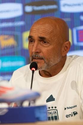 Fußball, Nationalteam Italien Pressekonferenz Luciano Spalletti - Italy Head Coach press conference, PK, Pressekonferenz Luciano Spalletti, Italian football federation head coach, attends the press conference in Coverciano, Florence, on September 2, 2024 ahead of the UEFA Nations League games between France and Italy and Israel and Italy. Florence Italy  Copyright: xGiacomoxCosuax originalFilename:cosua-notitle240902_npgeh.jpg