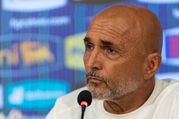 Fußball, Nationalteam Italien Pressekonferenz Luciano Spalletti - Italy Head Coach press conference, PK, Pressekonferenz Luciano Spalletti, Italian football federation head coach, attends the press conference in Coverciano, Florence, on September 2, 2024 ahead of the UEFA Nations League games between France and Italy and Israel and Italy. Florence Italy  Copyright: xGiacomoxCosuax originalFilename:cosua-notitle240902_npU6S.jpg