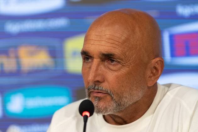 Fußball, Nationalteam Italien Pressekonferenz Luciano Spalletti - Italy Head Coach press conference, PK, Pressekonferenz Luciano Spalletti, Italian football federation head coach, attends the press conference in Coverciano, Florence, on September 2, 2024 ahead of the UEFA Nations League games between France and Italy and Israel and Italy. Florence Italy  Copyright: xGiacomoxCosuax originalFilename:cosua-notitle240902_npGxO.jpg