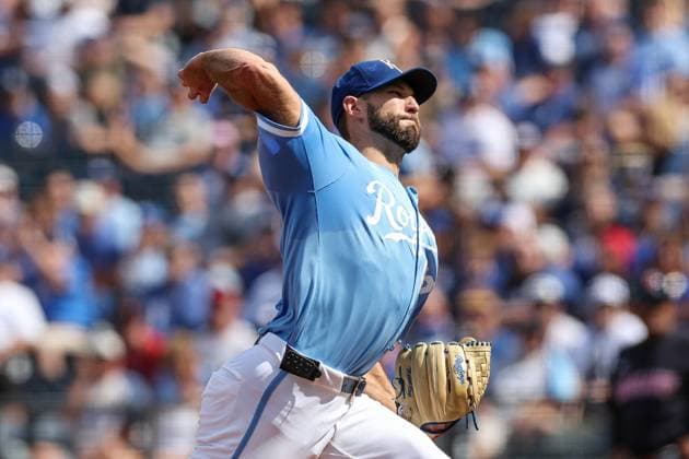 September 2, 2024: Kansas City Royals starting pitcher Michael Wacha (52) throws during the first inning against the Cleveland Guardians at Kauffman Stadium in Kansas City, MO. CSM Kansas City United States of America - ZUMAc04_ 20240902_zma_c04_217 Copyright: xDavidxSmithx