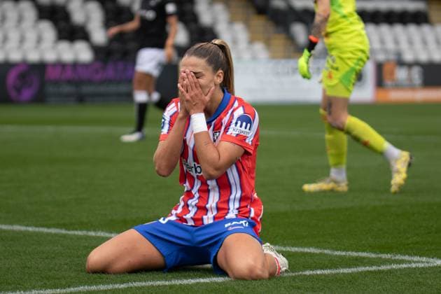 Atletico de Madrid Femenino and Rosenborg Kvinner - UEFA Women™s Champions League Qualifying LONDON, ENGLAND - SEPTEMBER 4: Gio Garbelini of Atletico de Madrid Femenino during the UEFA Women™s Champions League Qualifying match between Atletico de Madrid Femenino and Rosenborg Kvinner at Borehamwood on September 4, 2024 in London, England Copyright: xNinaxFarooqix