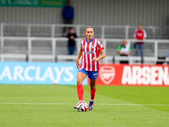 Borenhamwood, London, England, 4th September 2024: Vilde Boe Risa (6 Atletico Madrid) during the UEFA Champions League Round 1 match between Atlectio Madrid and Rosenborg BK Kvinner on Wednesday 4th September 2024 at Meadow Park Stadium, Borenhamwood, London, England. (Claire Jeffrey SPP) Copyright: xClairexJeffrey SPPx spp-en-ClJe-MADRIDVROSENBORG-6