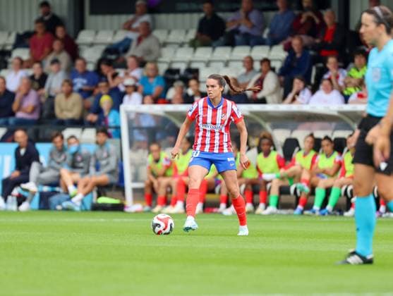 Borenhamwood, London, England, 4th September 2024: Ana Vitoria (10 Atletico Madrid) during the UEFA Champions League Round 1 match between Atlectio Madrid and Rosenborg BK Kvinner on Wednesday 4th September 2024 at Meadow Park Stadium, Borenhamwood, London, England. (Claire Jeffrey SPP) Copyright: xClairexJeffrey SPPx spp-en-ClJe-CJ-SPP-FOOTBALL-ATLvROS012