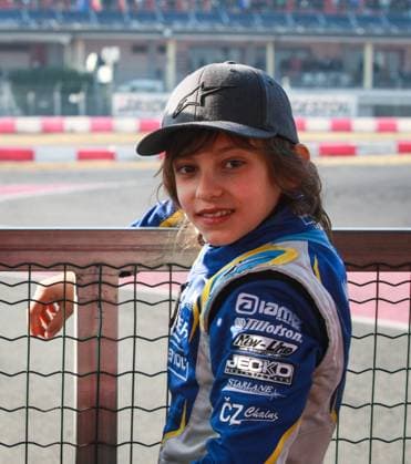 Andrea Kimi Antonelli (ita), KR-Iame, portrait during the 2019 Karting Winter Cup OK-Junior at Lonato, Italy on February 17th - F1 - ANDREA KIMI ANTONELLI - KARTING DPPI Panoramic  Antonelli_Winter.Cup 2019