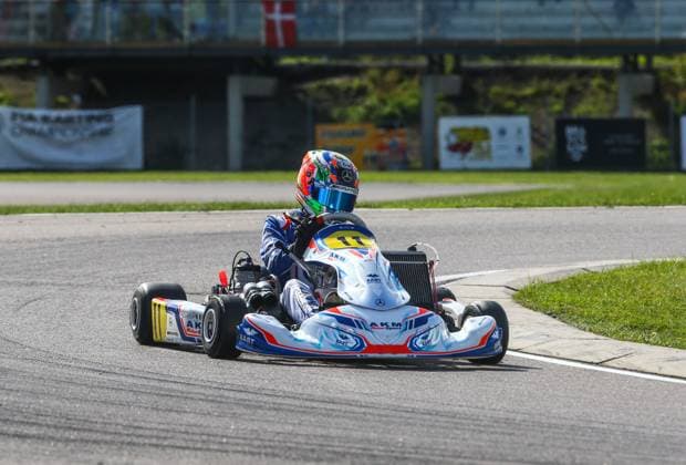 Andrea Kimi Antonelli (ita), KR-Iame, action during the 2021 World KZ1 Karting championship at Kristianstad, Sweden on September 5th - F1 - ANDREA KIMI ANTONELLI - KARTING DPPI Panoramic  ANTONELLI_KZ1_Suede_07