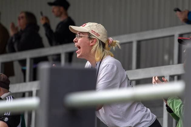 Atletico de Madrid Femenino and Rosenborg Kvinner - UEFA Women™s Champions League Qualifying LONDON, ENGLAND - SEPTEMBER 4: Fans during the UEFA Women™s Champions League Qualifying match between Atletico de Madrid Femenino and Rosenborg Kvinner at Borehamwood on September 4, 2024 in London, England Copyright: xNinaxFarooqix