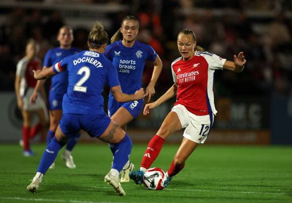 Football, Women, CL Quali, FC Arsenal - Glasgow Rangers