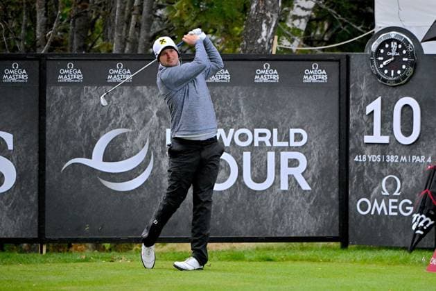 Crans-Montana, 05.09.2024, Golf - Omega European Masters, Bernd Wiesberger (AUT) Hole 10 (Dubuis Frederic Imago Images)