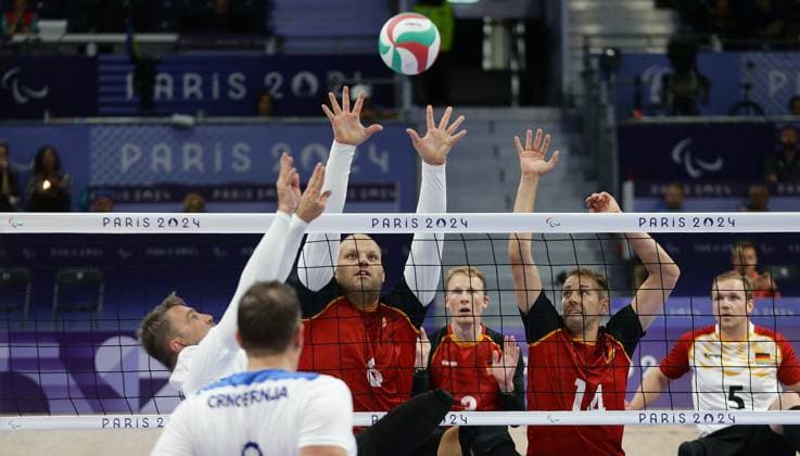 Paris 2024, Paralympics, sitting volleyball, Bosnia and Herzegovina - Germany