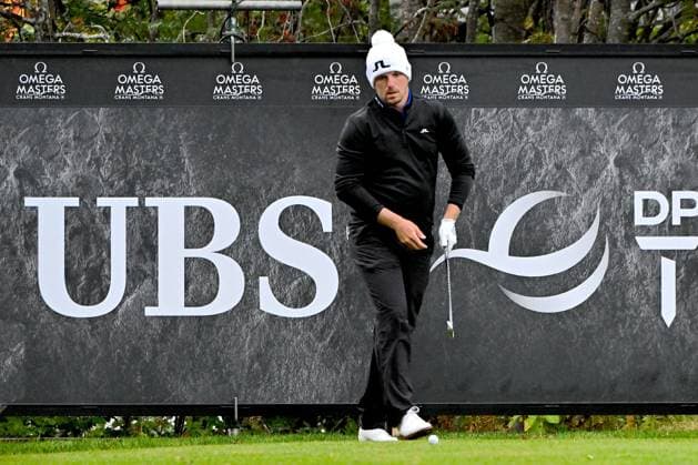 Crans-Montana, 05.09.2024, Golf - Omega European Masters, Matt Wallace (ENG) Hole 10 (Dubuis Frederic Imago Images)