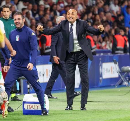 National League Football Match France - Italy 2024 25 During the first match of National League 06 09 2024 Football match between France vs Italy at the Parc des Princes stadium in Paris in Luciano Spalletti (Italy) PARIGI Stadio dei Principi Parigi Francia Copyright: xFABIOxSASSOxFabioxSassox 0A4A4511-2